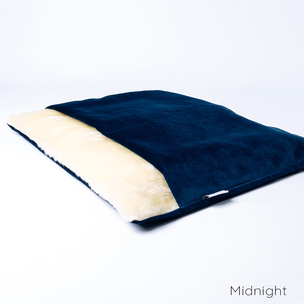 Charley Chau Sleeping Bag for Dogs - Burrow Bag in Velvet Velour