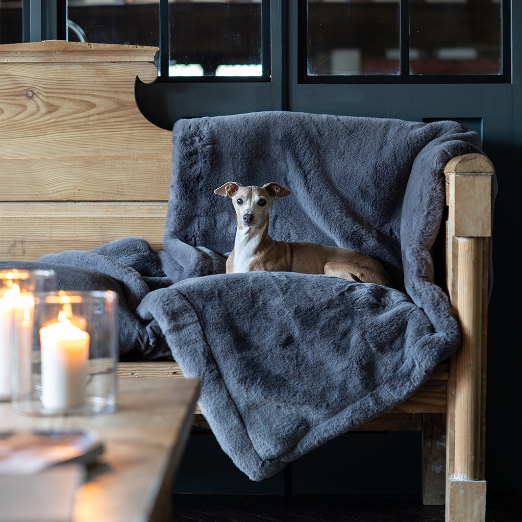 Charley Chau Luxury Faux-Fur Dog Blanket