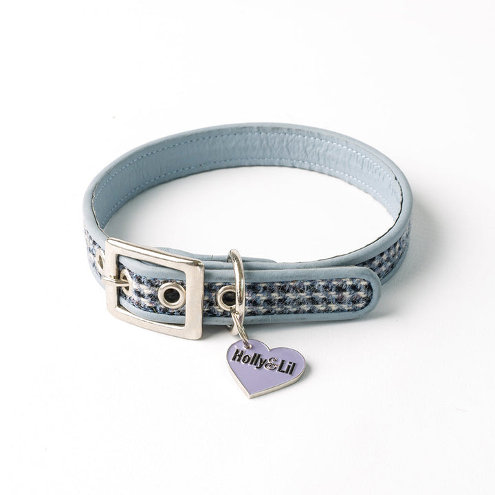 Holly&Lil Harris Tweed Classic Slim Dog Collar