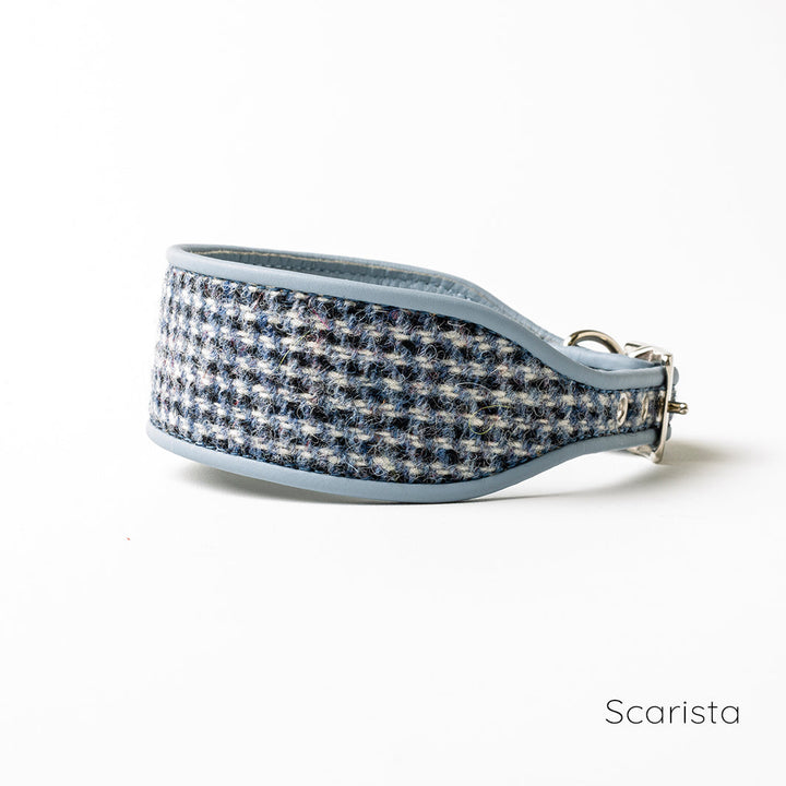 Holly&Lil Harris Tweed Sighthound Dog Collar