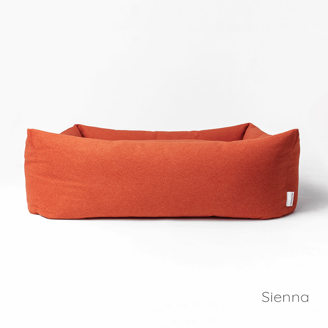 Luxury Bolster Dog Bed by designer Charley Chau