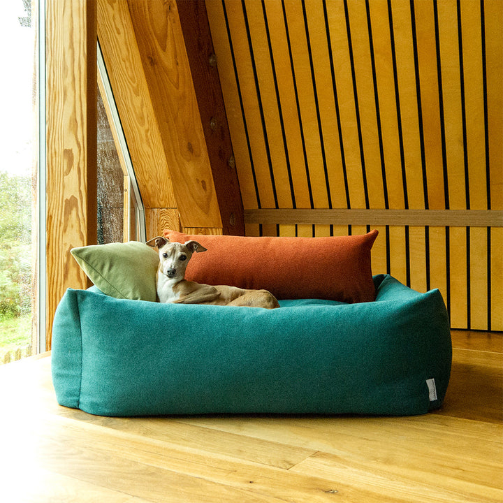 Luxury Bolster Dog Bed by designer Charley Chau