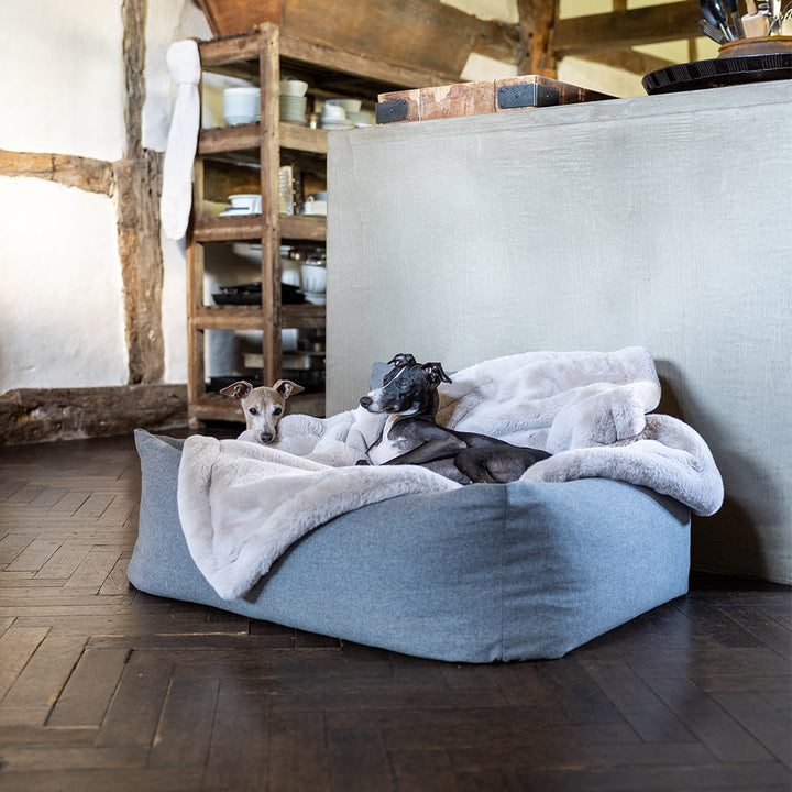 Luxury Bolster Dog Bed by designer Charley Chau