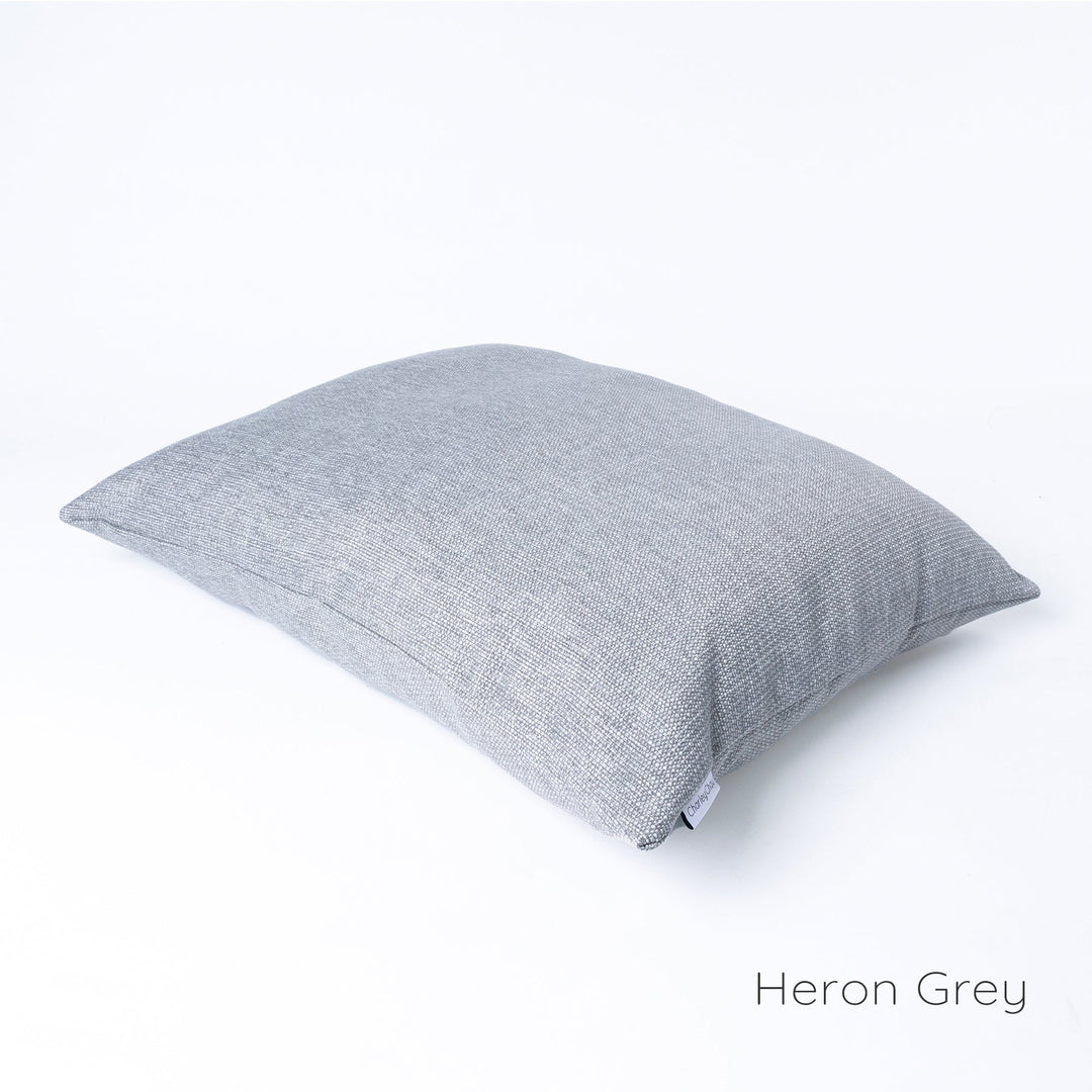 Luxury dog bed mattress in Heron Grey by designers Charley Chau