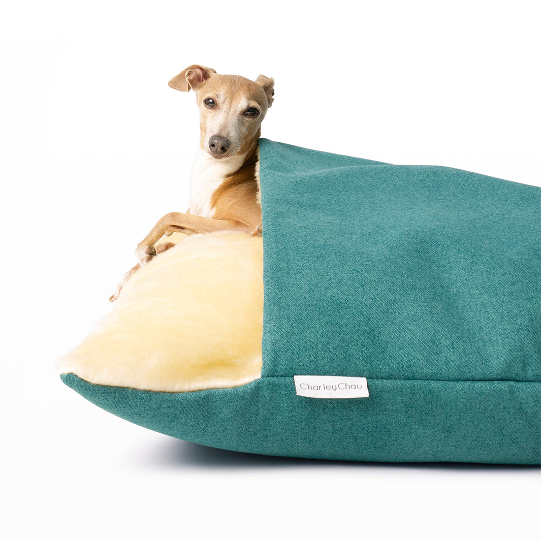 Charley Chau Luxury Snuggle Dog Bed in upholstery faroe 