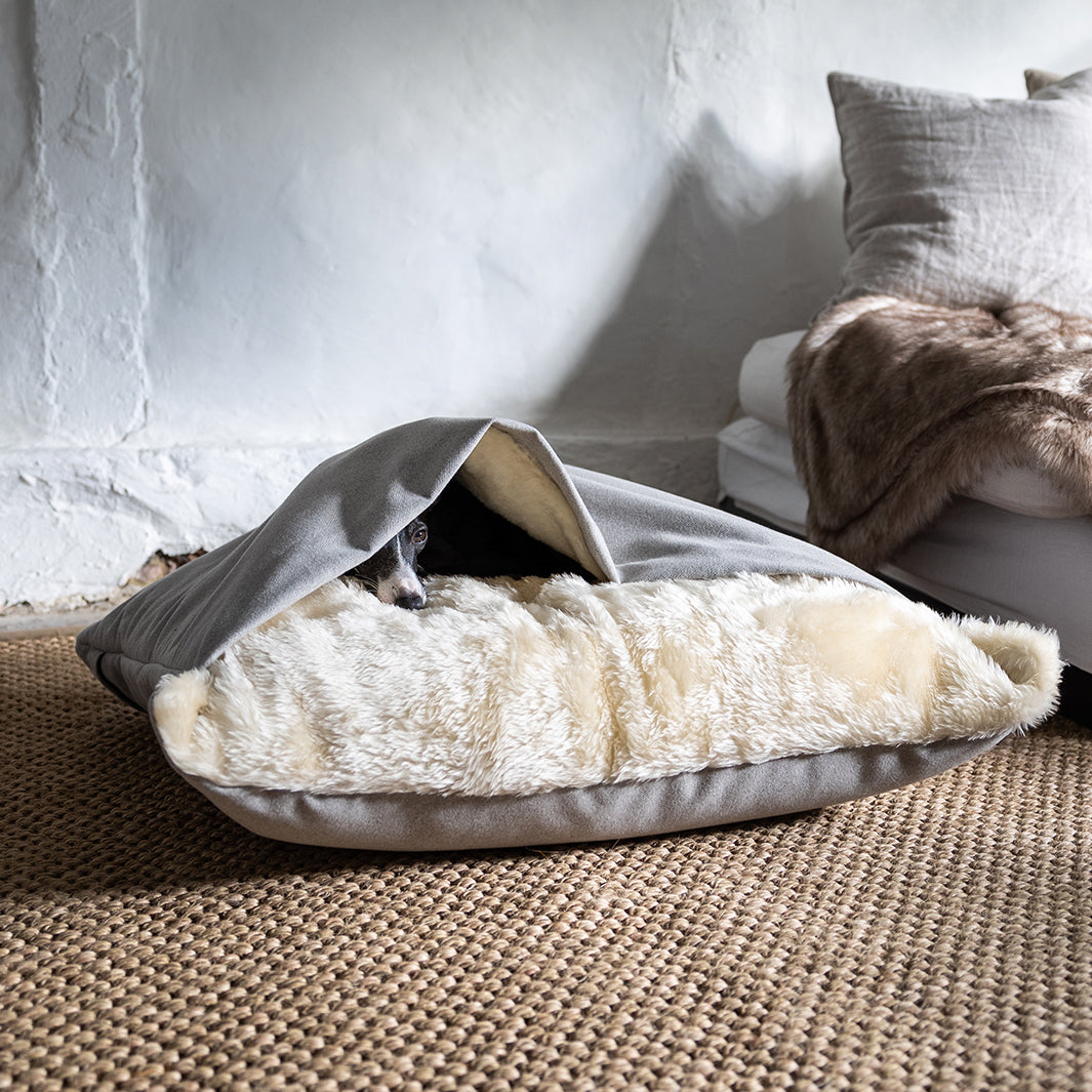 Charley Chau Luxury Snuggle Dog Bed in upholstery faroe 