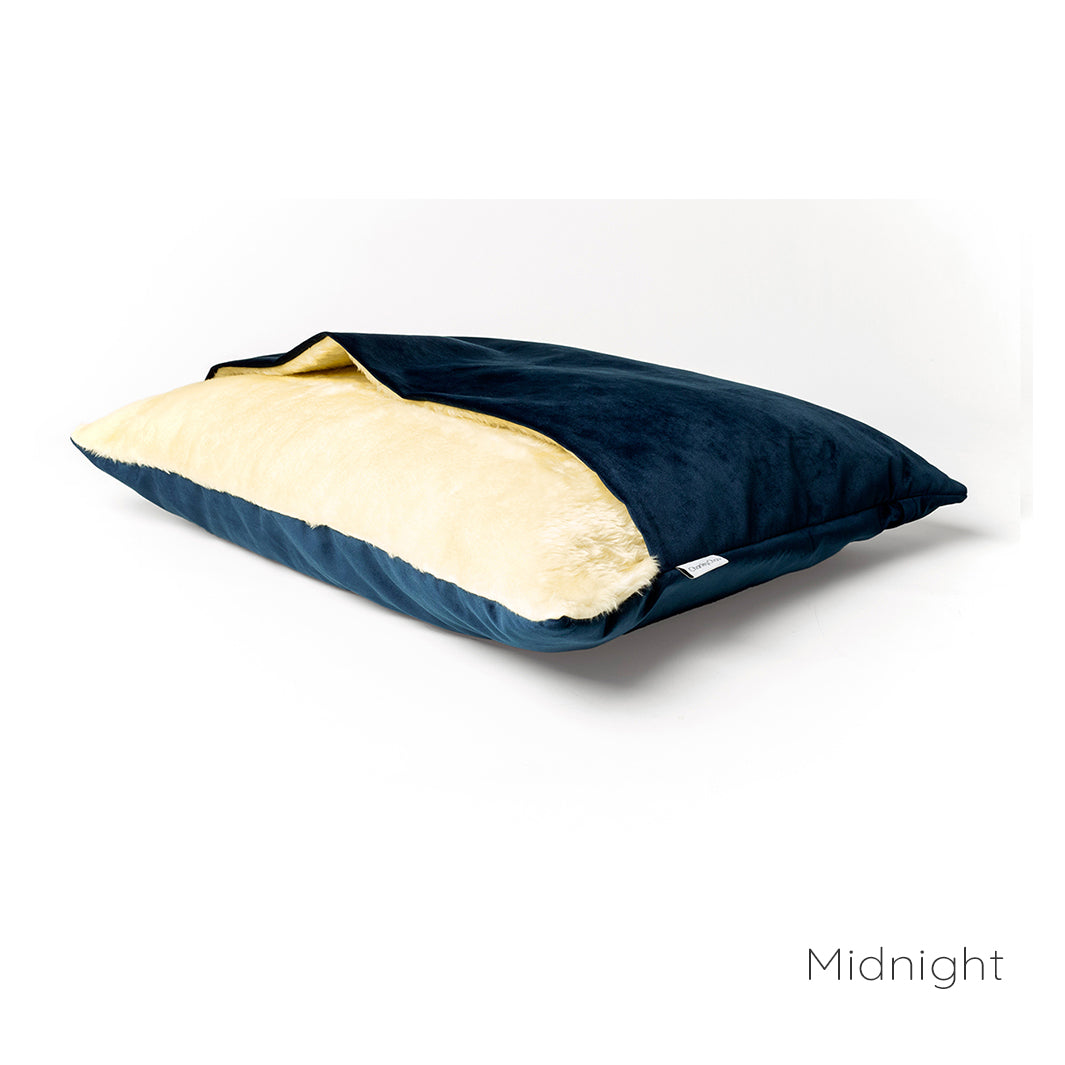 Charley Chau Luxury Snuggle Dog Bed in Velvet Velour