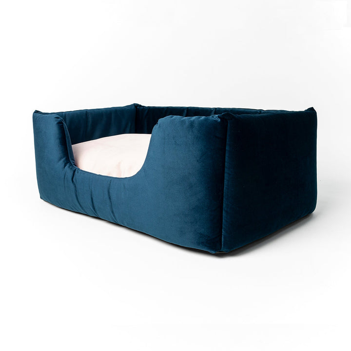 Deeply Dishy Luxury Dog Bed in Velvety Velour