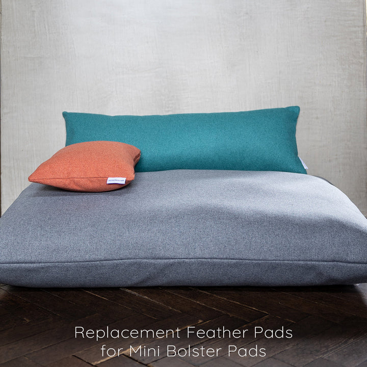 Ethically sourced Feather Pads for Charley Chau Mini Bolster Pads